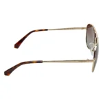Polaroid PLD-6012/N/NEW-J5G-LA-56 Aviator Sunglasses Size -56 Gold / Brown