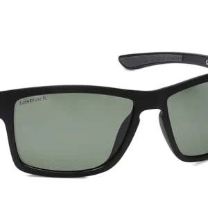 Fastrack Green Square Polarized Sunglasses for Men